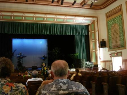 Hilo High inside Auditorium
